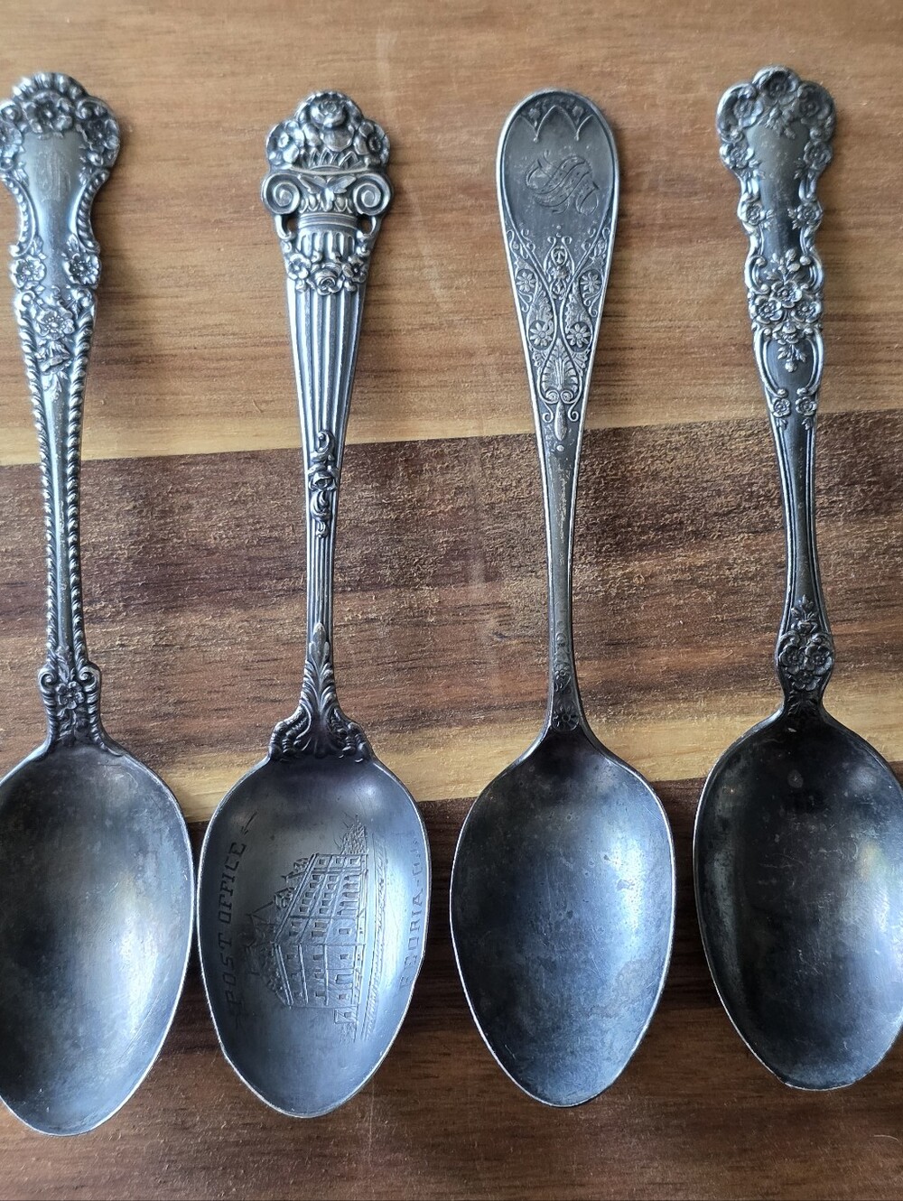 Sterling Silver Spoons | Set Of 4 | Vintage | Guc